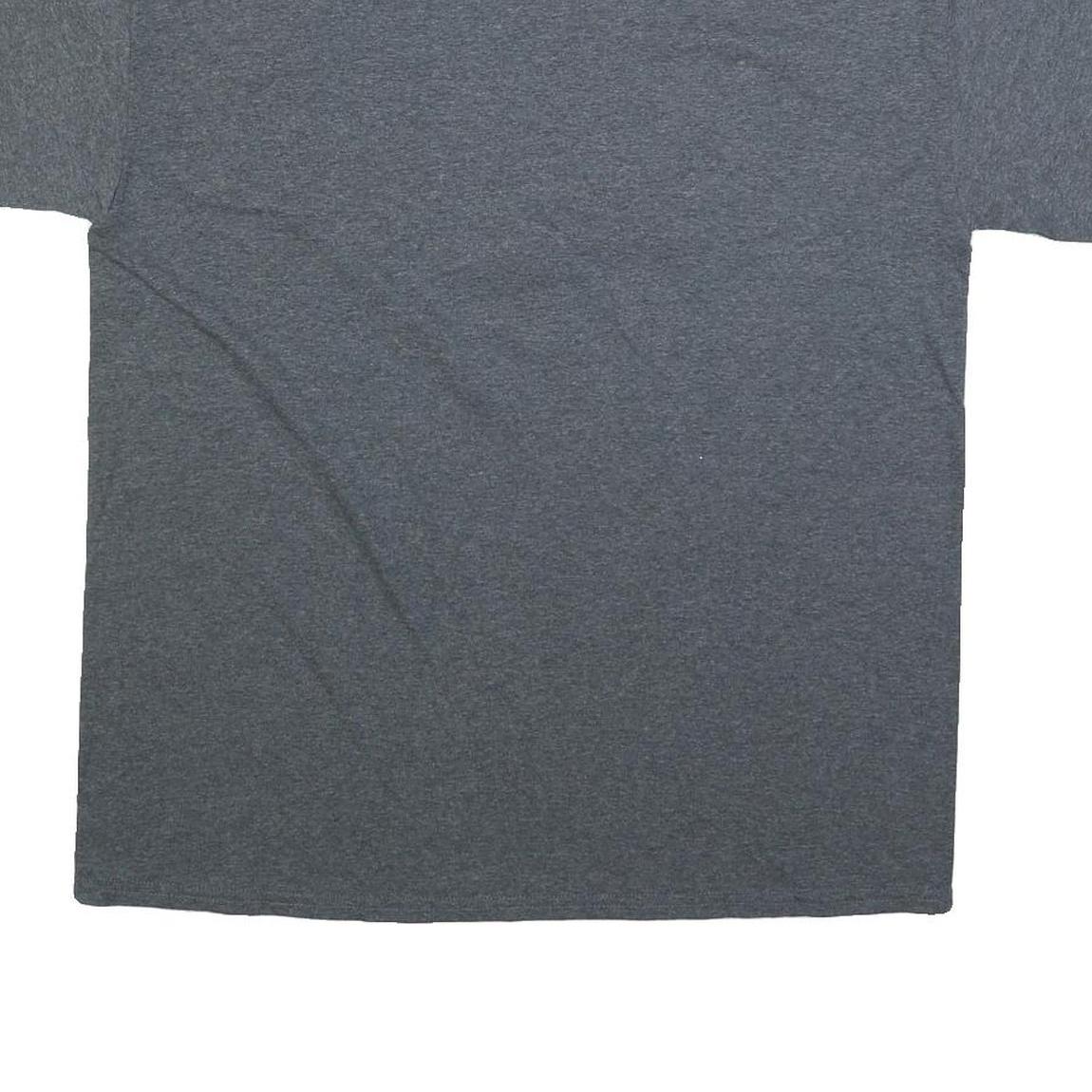 GILDAN Mens Grey Alabama Graphic T-Shirt L Short Sleeve Crew Neck Casual