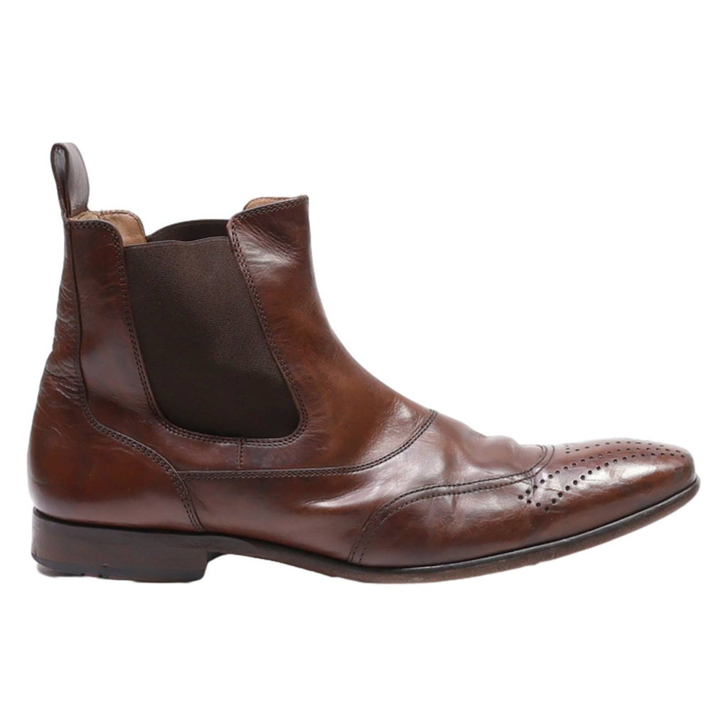 LLOYD Ankle Boots Brown Leather Mens UK 7.5