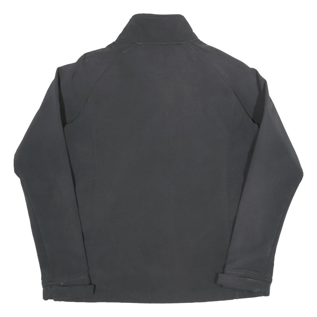 KAPPA Womens Black Jacket L Polyester Plain Zip Fastening Casual Lightweight