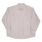 Mens Plain Shirt Purple Long Sleeve XL