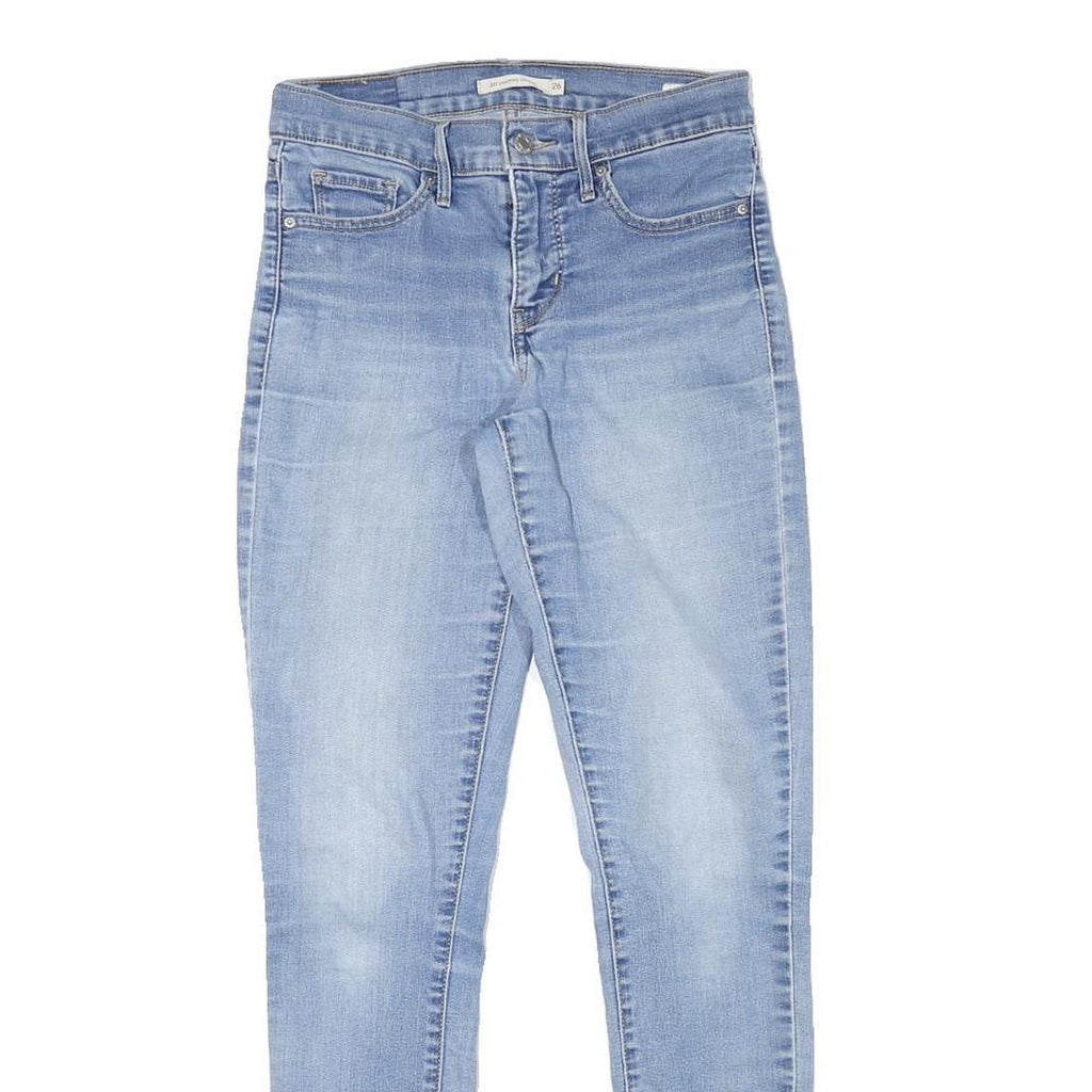 LEVI'S 311 Womens Jeans Blue Slim Skinny Denim Light W26 L29 Stretch Cotton