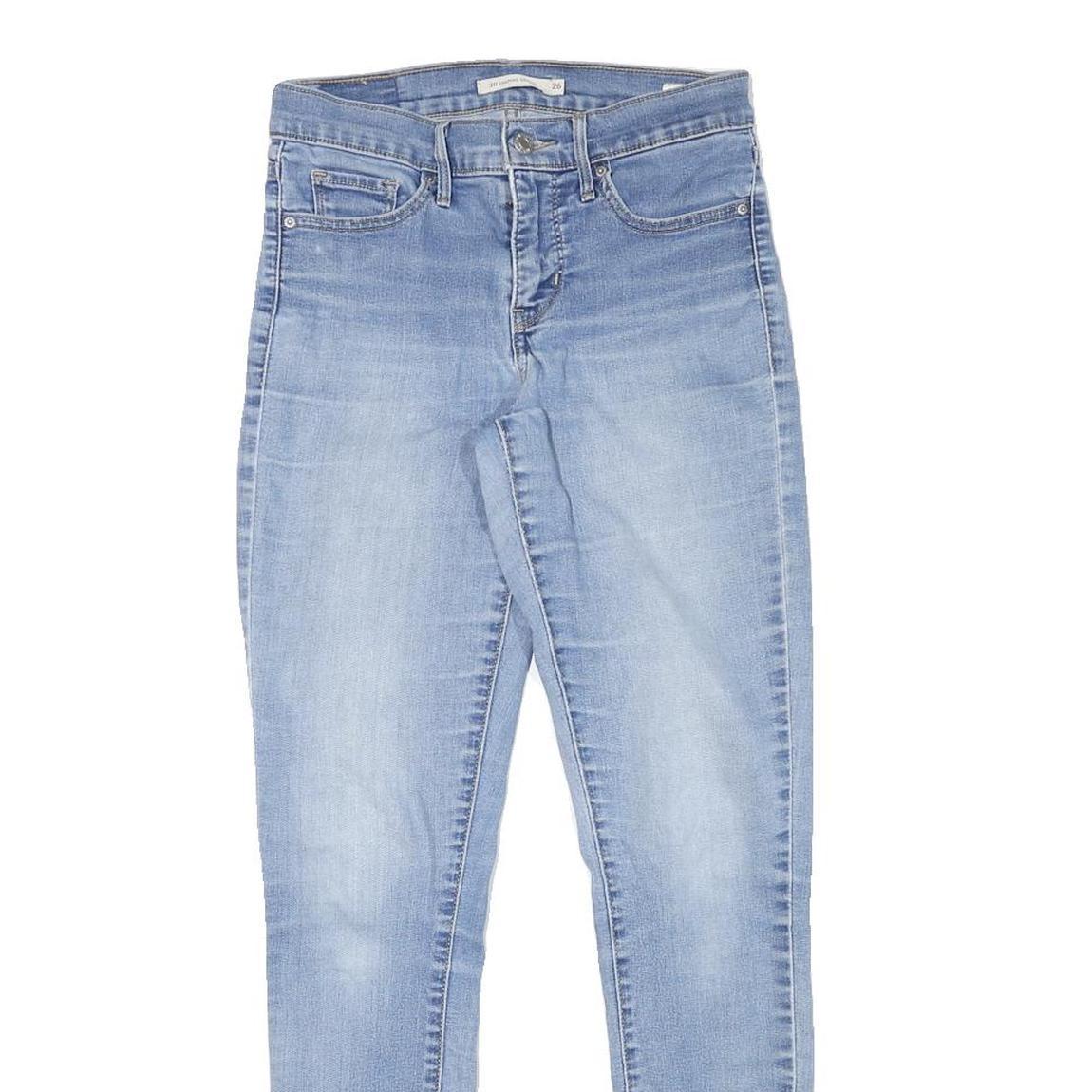 LEVI'S 311 Womens Jeans Blue Slim Skinny Denim Light W26 L29 Stretch Cotton