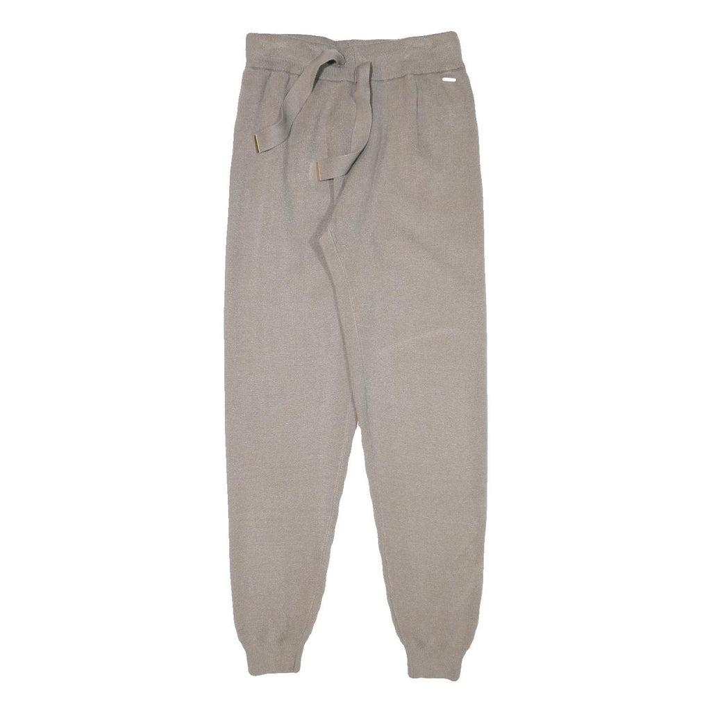 DIESEL Womens Joggers Beige M W26 L30 Cotton Blend Slim Tapered Comfort Fit