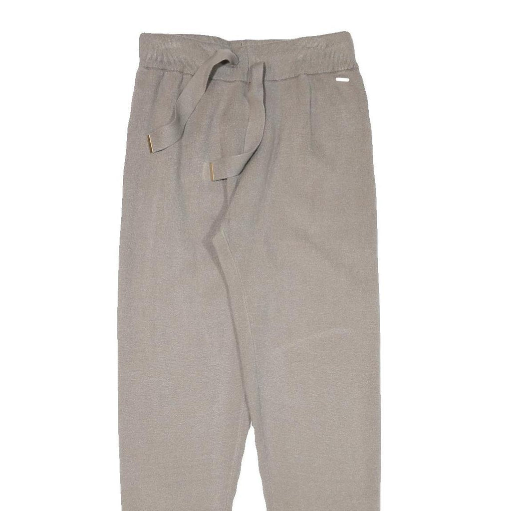 DIESEL Womens Joggers Beige M W26 L30 Cotton Blend Slim Tapered Comfort Fit