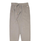 DIESEL Womens Joggers Beige M W26 L30 Cotton Blend Slim Tapered Comfort Fit