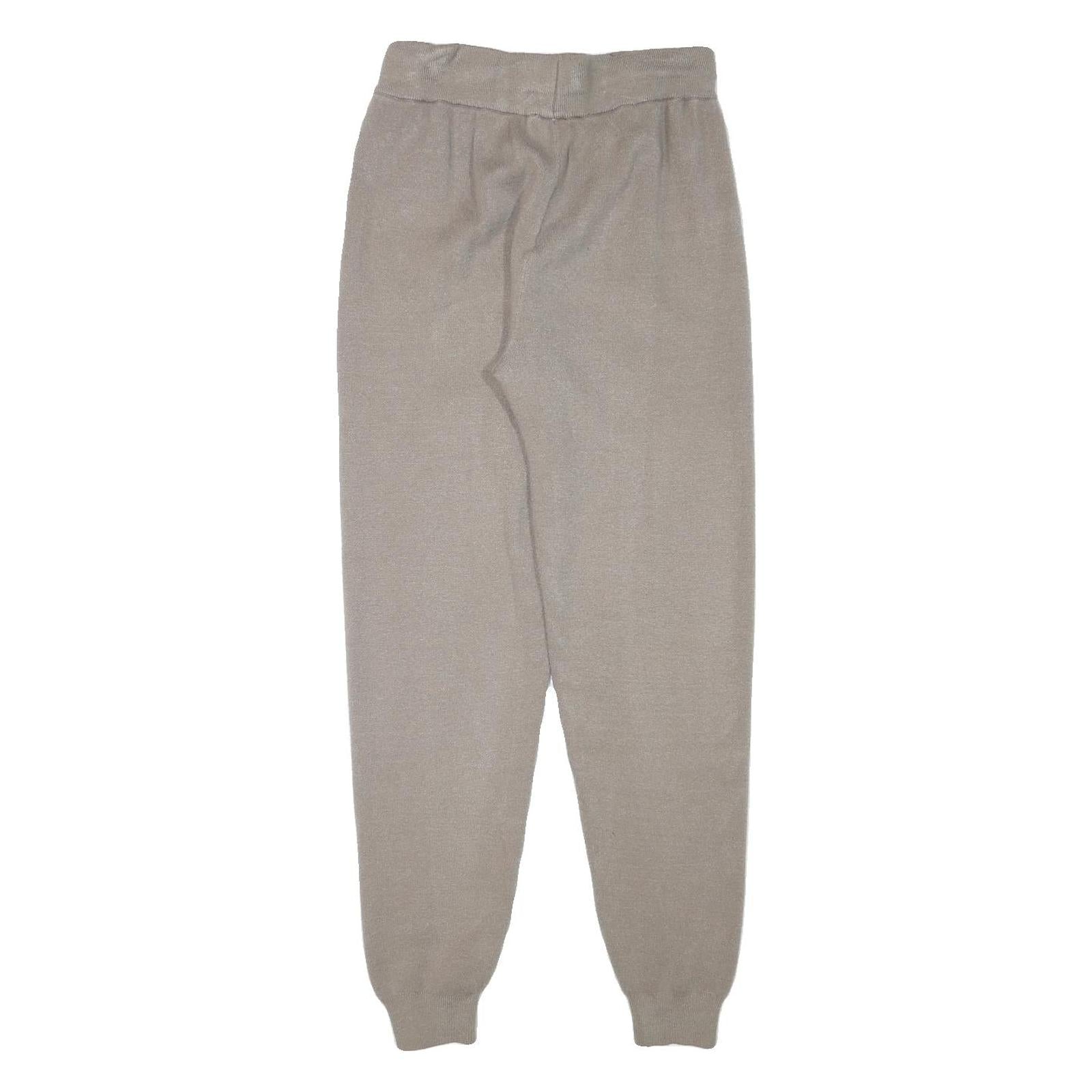 DIESEL Womens Joggers Beige M W26 L30 Cotton Blend Slim Tapered Comfort Fit