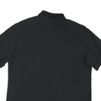 TOMMY HILFIGER Mens Black Short Sleeve Plain 2XL Polo Shirt Cotton Blend