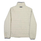 NAUTICA Mens Beige Jacket S Polyester Blend Plain Zip Casual Lightweight