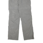 SHERPA Womens Regular Grey Polyester Blend Zip Trousers W28 L32 Outdoor Trekking