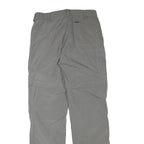 SHERPA Womens Regular Grey Polyester Blend Zip Trousers W28 L32 Outdoor Trekking