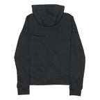 HARLEY DAVIDSON Womens Black Hoodie S Cotton Blend Full Zip Logo Sweatshirt