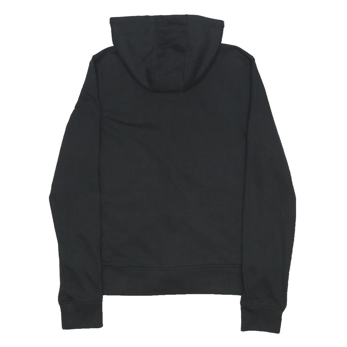 HARLEY DAVIDSON Womens Black Hoodie S Cotton Blend Full Zip Logo Sweatshirt