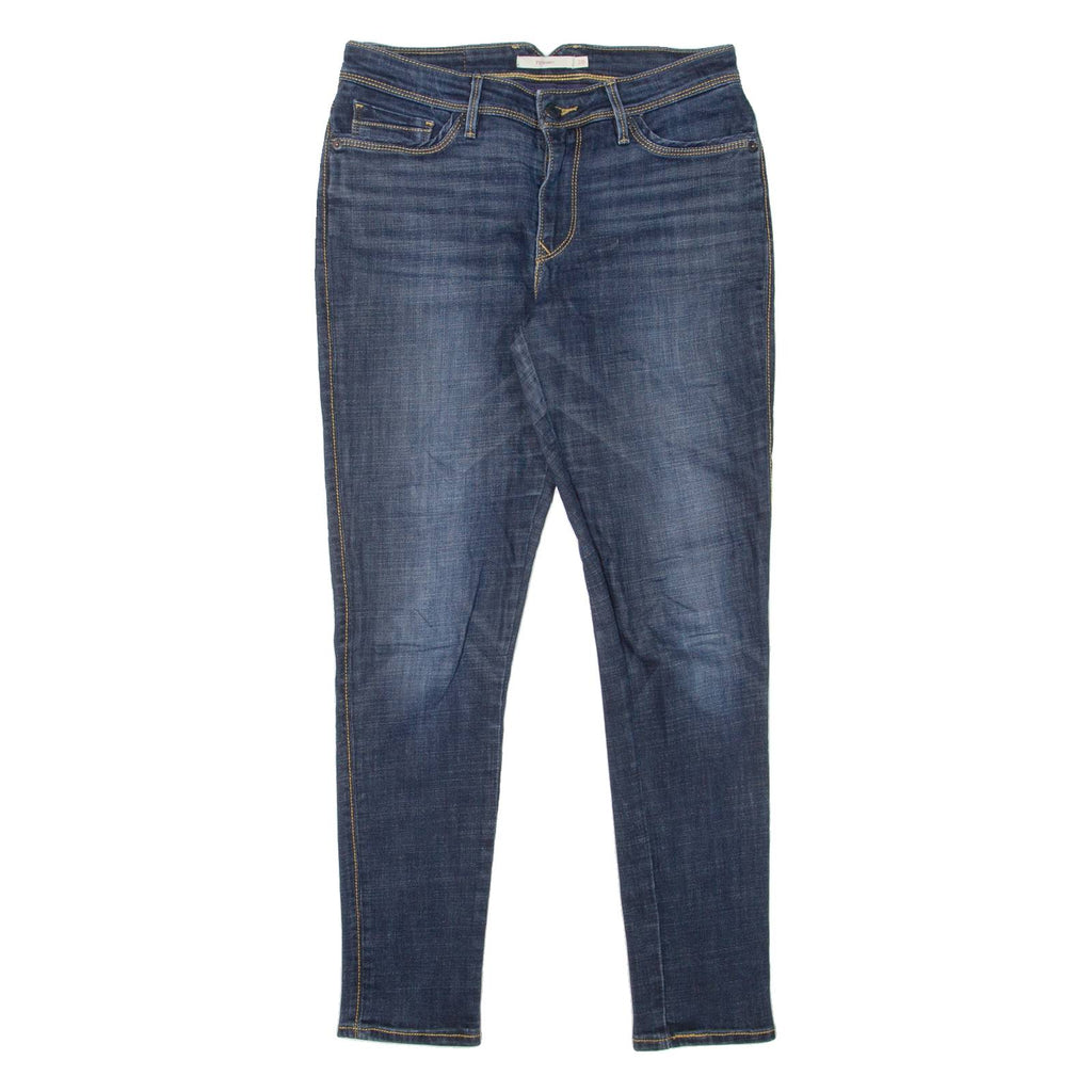 LEVI'S 711 Womens Jeans Blue Slim Skinny Stone Wash W28 L30