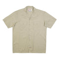 DICKIES Mens Beige Cotton Short Sleeve Shirt L Button Pocket Workwear