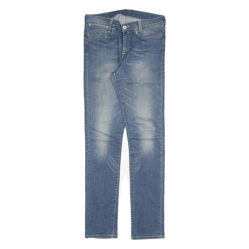 LEVI'S Mens Slim Blue Denim Medium Wash Jeans W30 L33 Zip Classic Fit Casual