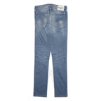 LEVI'S Mens Slim Blue Denim Medium Wash Jeans W30 L33 Zip Classic Fit Casual