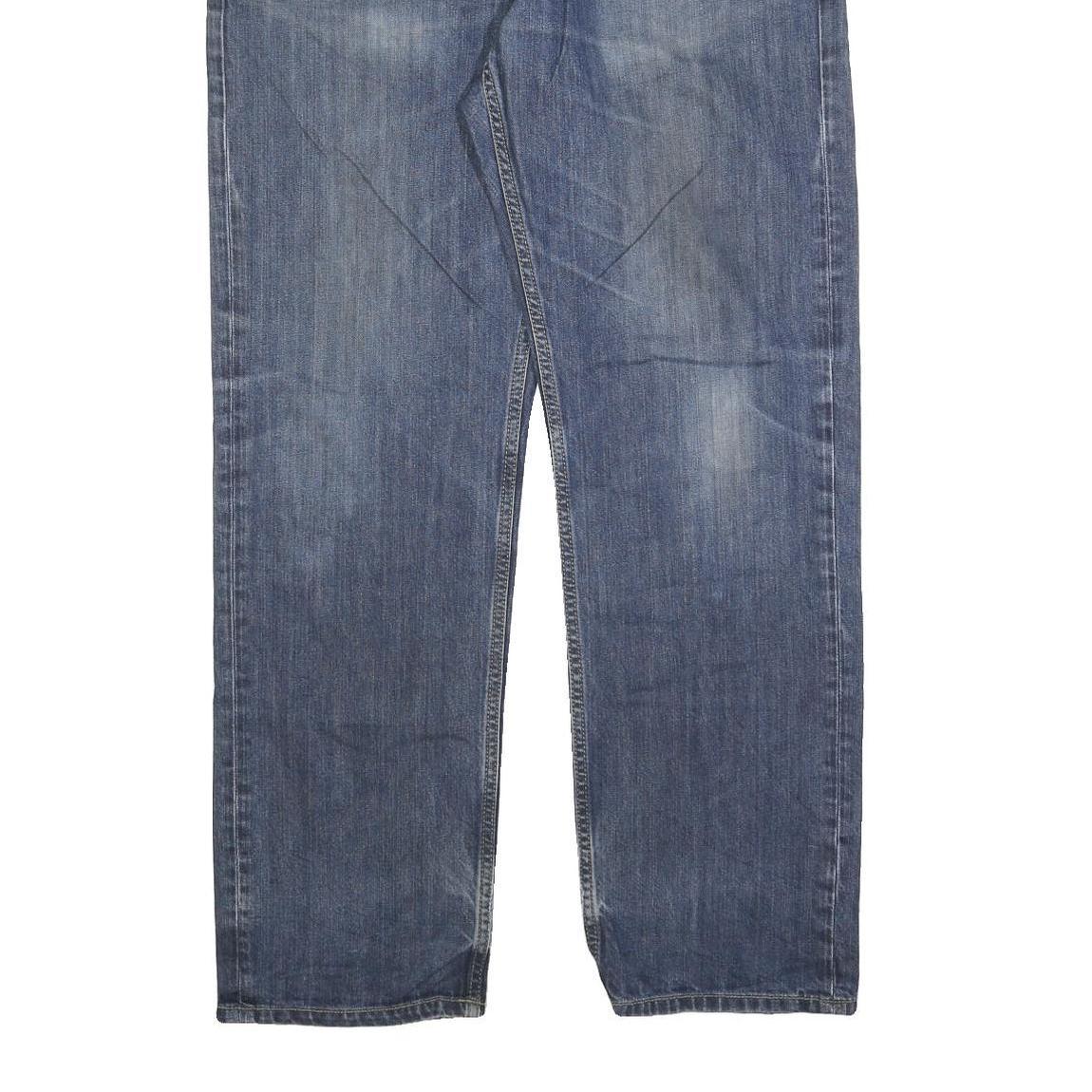 CARHARTT Mens Jeans Blue Regular Straight Denim Medium W34 L32 Durable Workwear