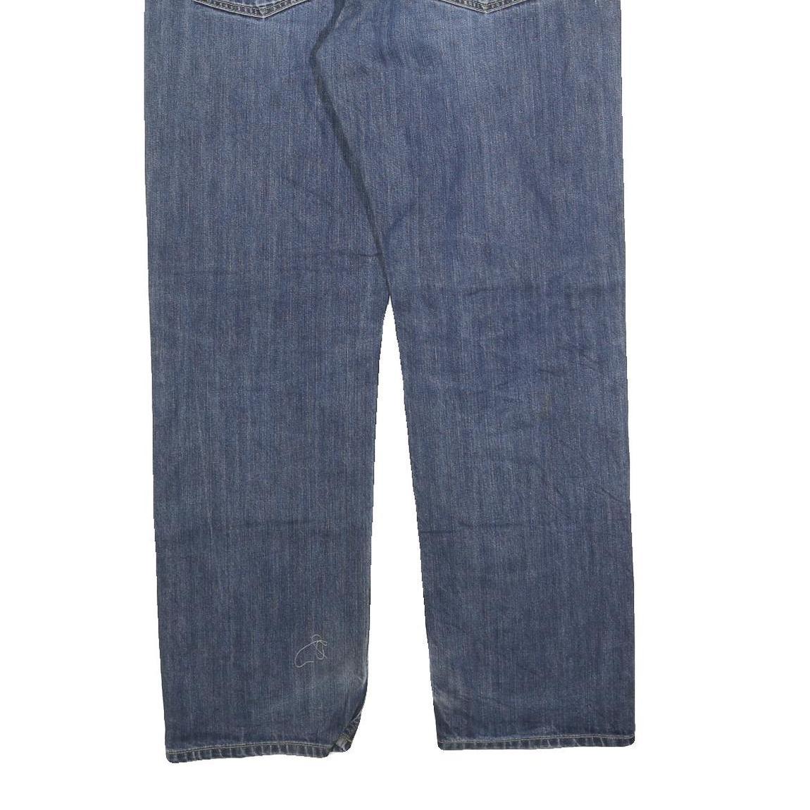 CARHARTT Mens Jeans Blue Regular Straight Denim Medium W34 L32 Durable Workwear