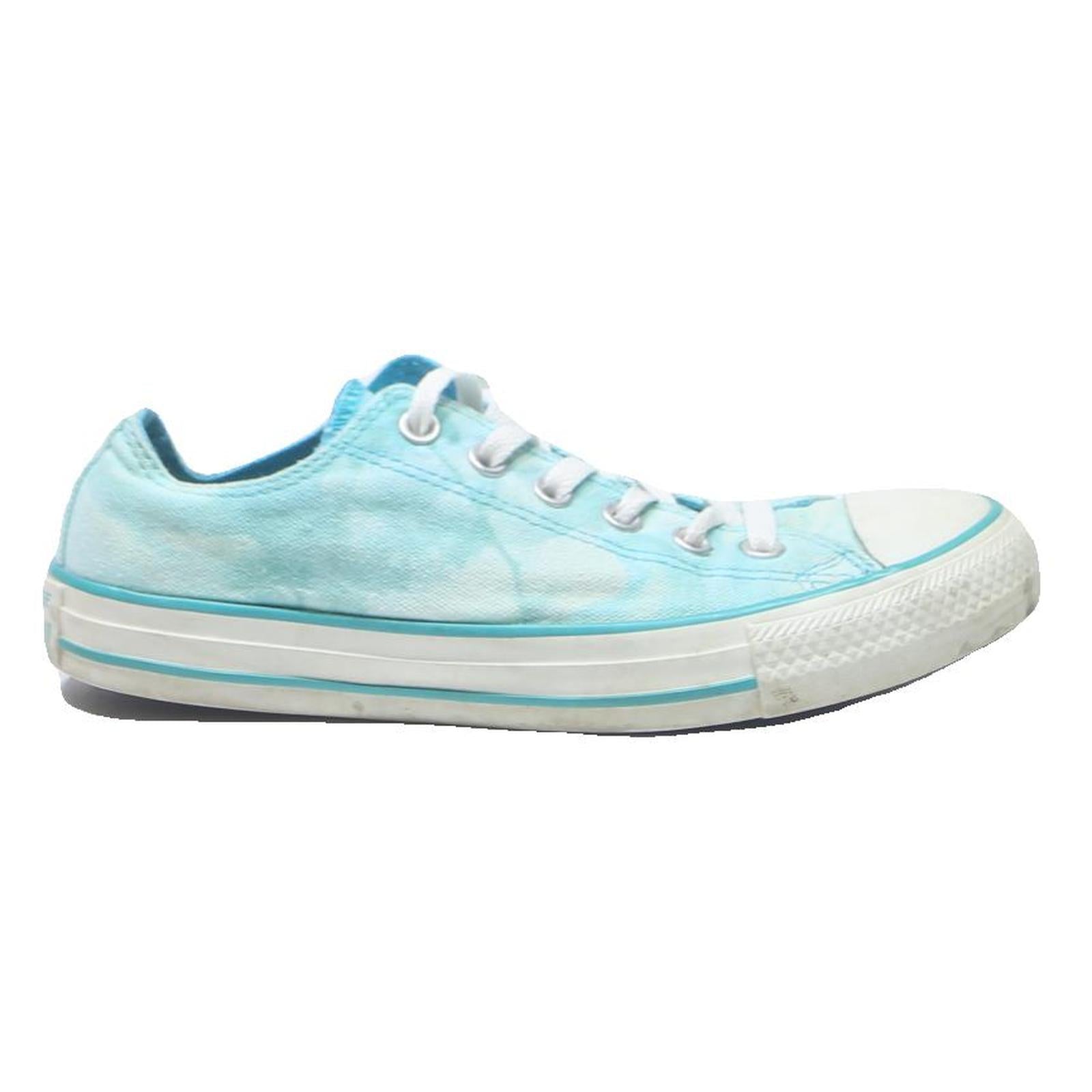 CONVERSE Chuck Taylor All Star Womens Low Top Trainers Blue Canvas UK 6