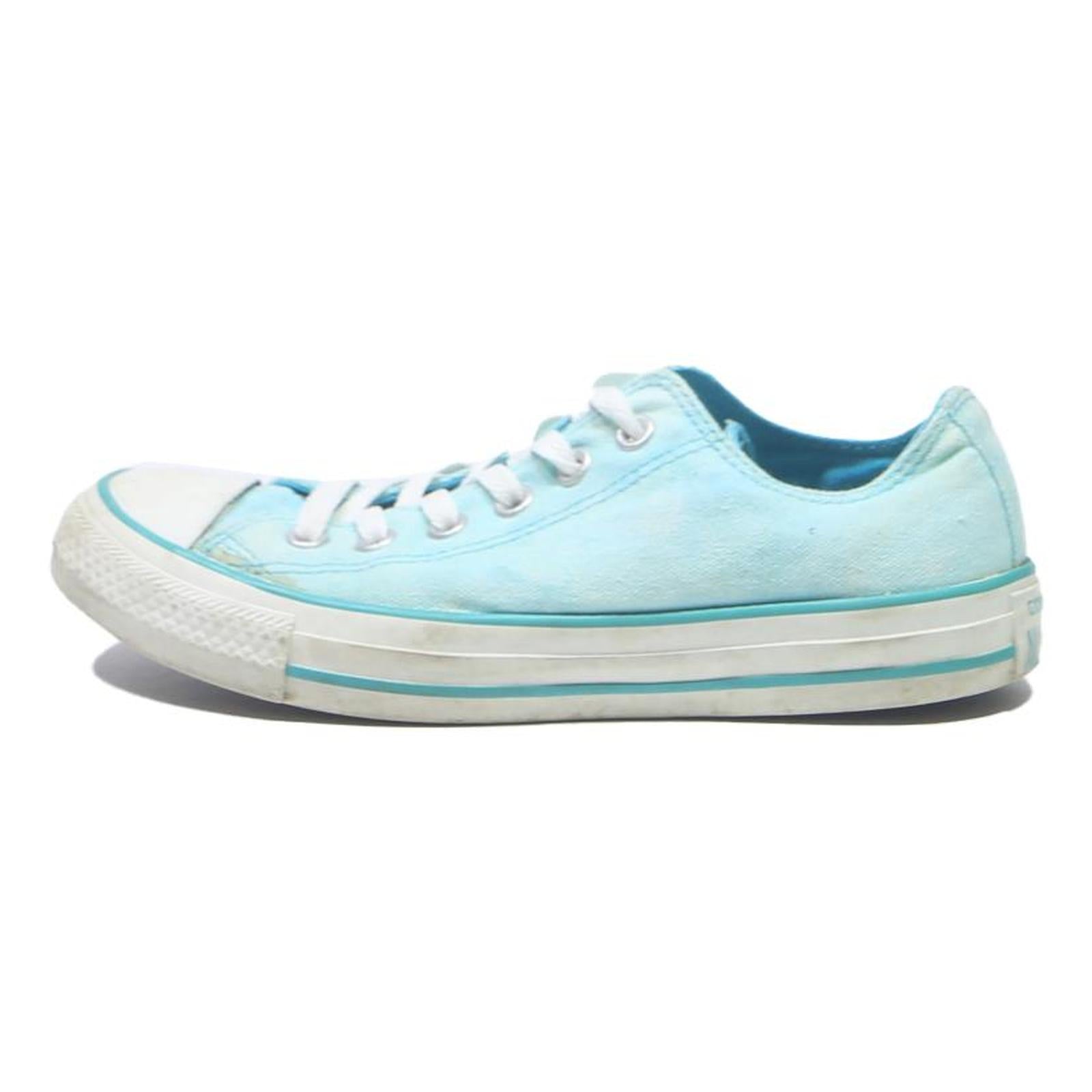 CONVERSE Chuck Taylor All Star Womens Low Top Trainers Blue Canvas UK 6