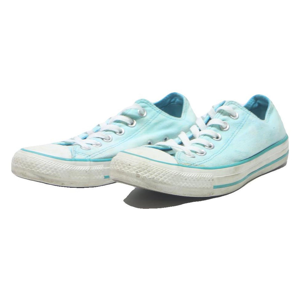 CONVERSE Chuck Taylor All Star Womens Low Top Trainers Blue Canvas UK 6