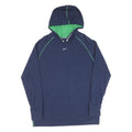 NIKE Womens Navy Blue Hoodie XL Cotton Pullover Sports Casual Sweatshirt