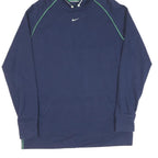 NIKE Womens Navy Blue Hoodie XL Cotton Pullover Sports Casual Sweatshirt