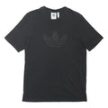 ADIDAS ORIGINALS Mens Black Graphic T-Shirt M Short Sleeve Crew Neck Casual