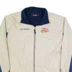 CHASE AUTHENTICS Jeff Gordon Fleece Lined Mens Coach Jacket Cream USA L
