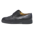BALLY Mens Leather Brogue Shoes Black UK 10 Classic Dress Elegant