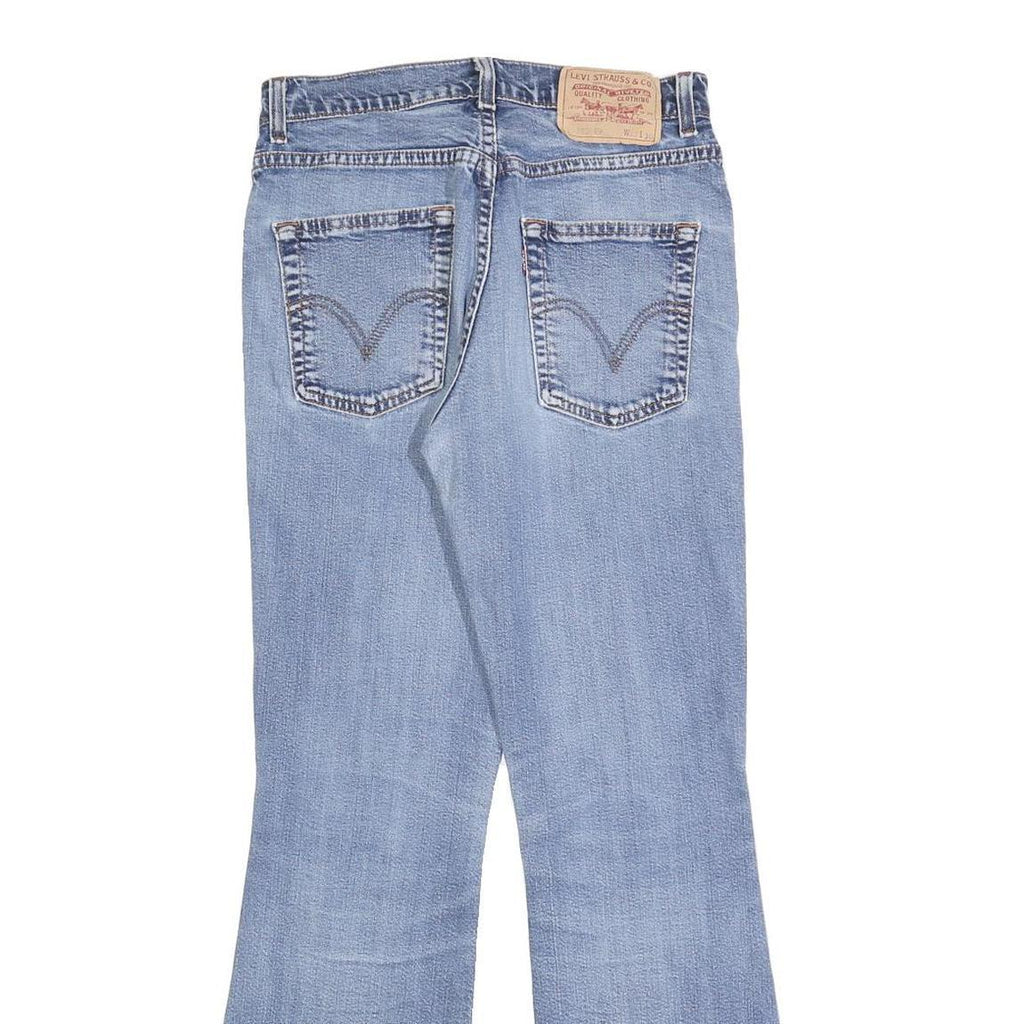 LEVI'S 525 89 Mens Jeans Blue Regular Flared Denim Light W27 L30 Classic Zip