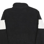 FILA Womens Black White Colourblock Pullover Plain Round Neck Tight Knit S