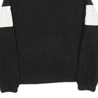 FILA Womens Black White Colourblock Pullover Plain Round Neck Tight Knit S