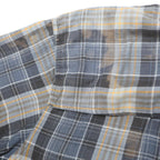 HARLEY DAVIDSON Mens Blue & Beige Plaid Cotton Blend Shirt 2XL Short Sleeve