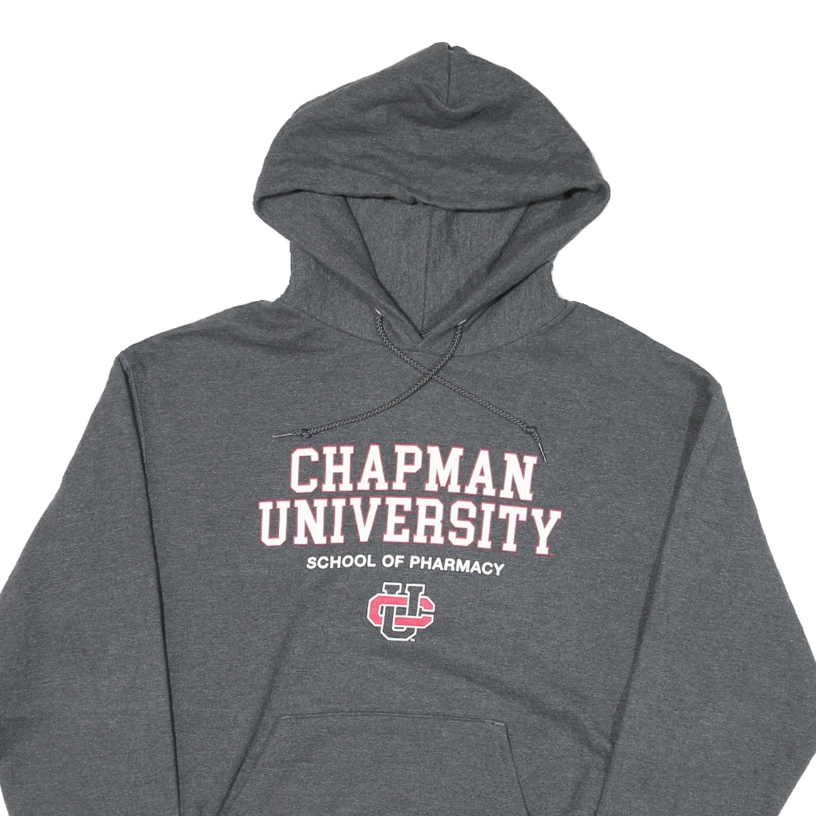 CHAMPION Mens Grey Chapman University School Of Pharmacy Pullover Hoodie M
