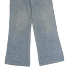 Mens Regular Fit Cotton Blue Jeans W28 L26 Zip Closure Wide Leg Classic Style