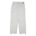 SCHOFFEL Womens Regular White Outdoor Zip Trousers W28 L30 Lightweight Comfort