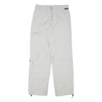 SCHOFFEL Womens Regular White Outdoor Zip Trousers W28 L30 Lightweight Comfort