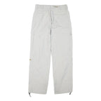 SCHOFFEL Womens Regular White Outdoor Zip Trousers W28 L30 Lightweight Comfort