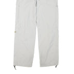 SCHOFFEL Womens Regular White Outdoor Zip Trousers W28 L30 Lightweight Comfort