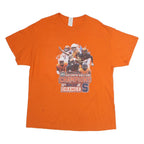 GILDAN Mens Orange 2018 Camping World Bowl Champions Graphic T-Shirt XL Short