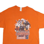GILDAN Mens Orange 2018 Camping World Bowl Champions Graphic T-Shirt XL Short