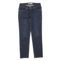 LEVI'S Womens Jeans Blue Slim Skinny Denim Raw W26 L26 Zip Cotton Blend