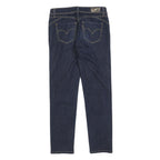 LEVI'S Womens Jeans Blue Slim Skinny Denim Raw W26 L26 Zip Cotton Blend