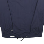 RAWLINGS Mens Navy Blue Button Jacket L Nylon Plain Casual Sportswear