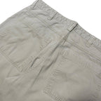 WRANGLER Mens Cotton Blend Relaxed Beige Cargo Trousers W34 L30 Zip Pockets