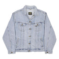 LEE Mens Blue Denim Jacket XL Cotton Button Classic Casual Vintage Style