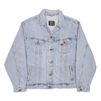 LEE Mens Blue Denim Jacket XL Cotton Button Classic Casual Vintage Style