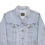 LEE Mens Blue Denim Jacket XL Cotton Button Classic Casual Vintage Style