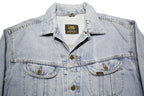 LEE Mens Blue Denim Jacket XL Cotton Button Classic Casual Vintage Style